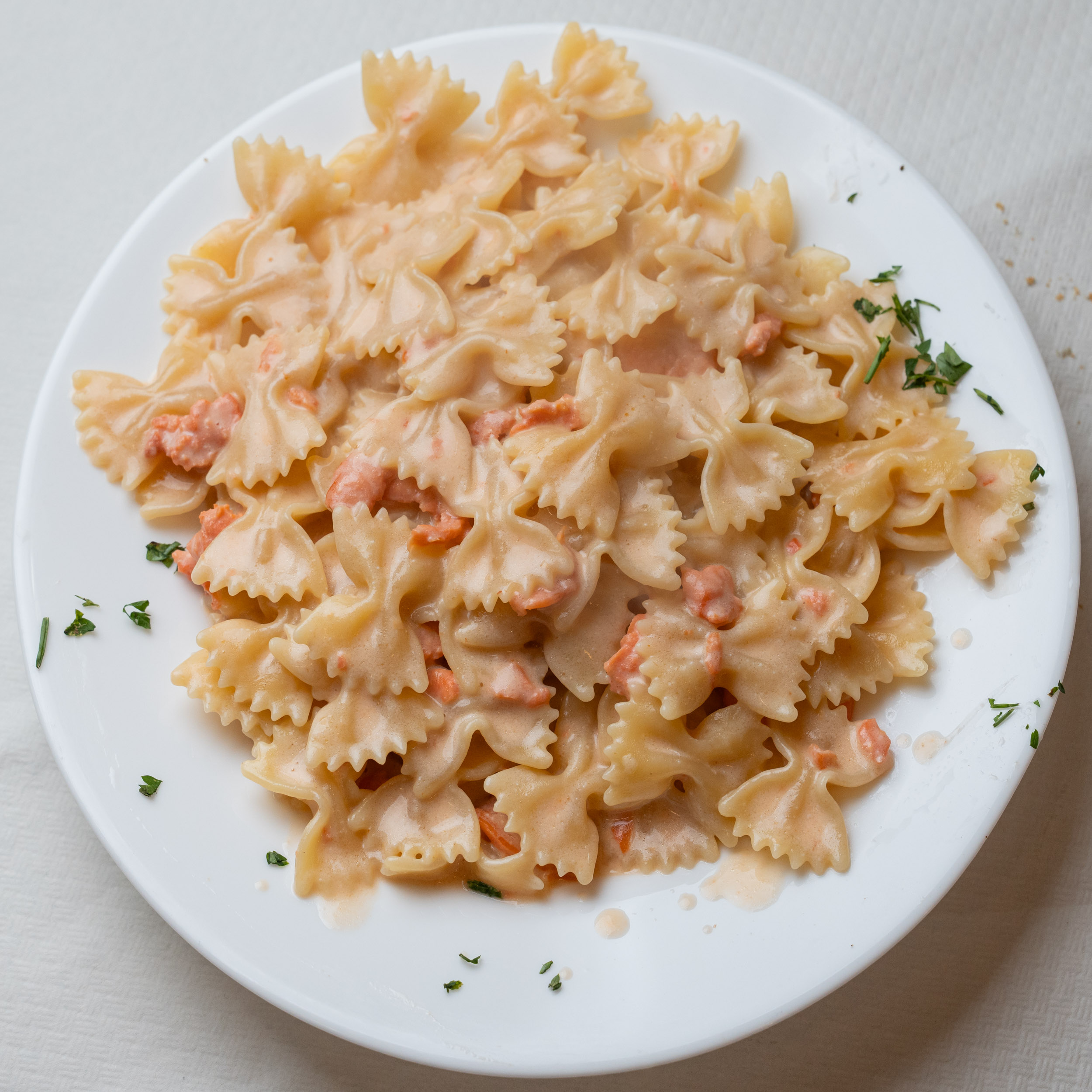 Farfalle al salmone